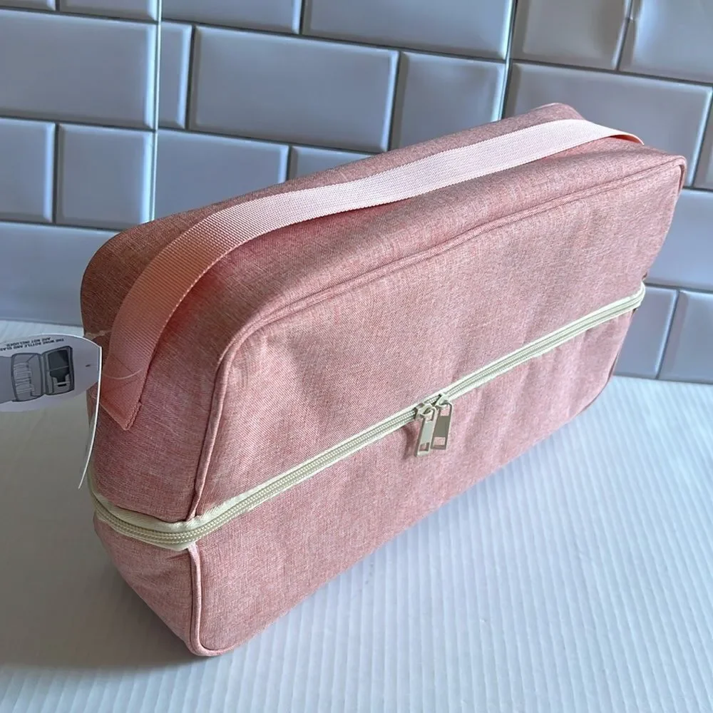 Wine cooler in Peach zipper bag